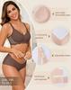 Reggiseno Senza Ferretto Senza Cuciture Taglie Forti: Comodo, Bello, Anti-Caduta, Design con Bustino Raccolto
