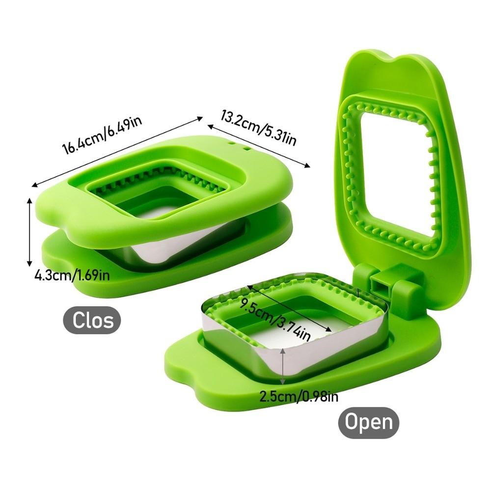 Нержавеющая Сталь DIY Формы для Вырезания Сэндвичей Формочка Герметик Флип Ланч-бокс Декор Форма для Тостового Хлеба Различные Формы Квадратная Круглая