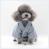 MANON ROSA Dog Costume Japanese Yukata Kimono - Traditional Pet Kimono Cosplay for Small Medium Dogs, Puppies Cats Kittens, Breathable Adjustable