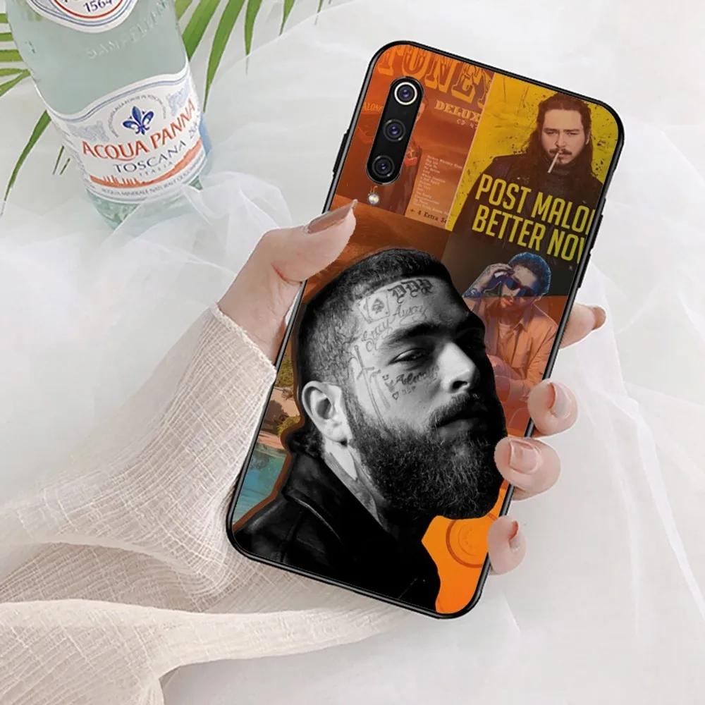Post M-Malone Sänger Handyhülle Für Xiaomi Mi 5X 8 9 10 11 12 lite pro 10T PocoX3pro PocoM3 Note 10 pro lite