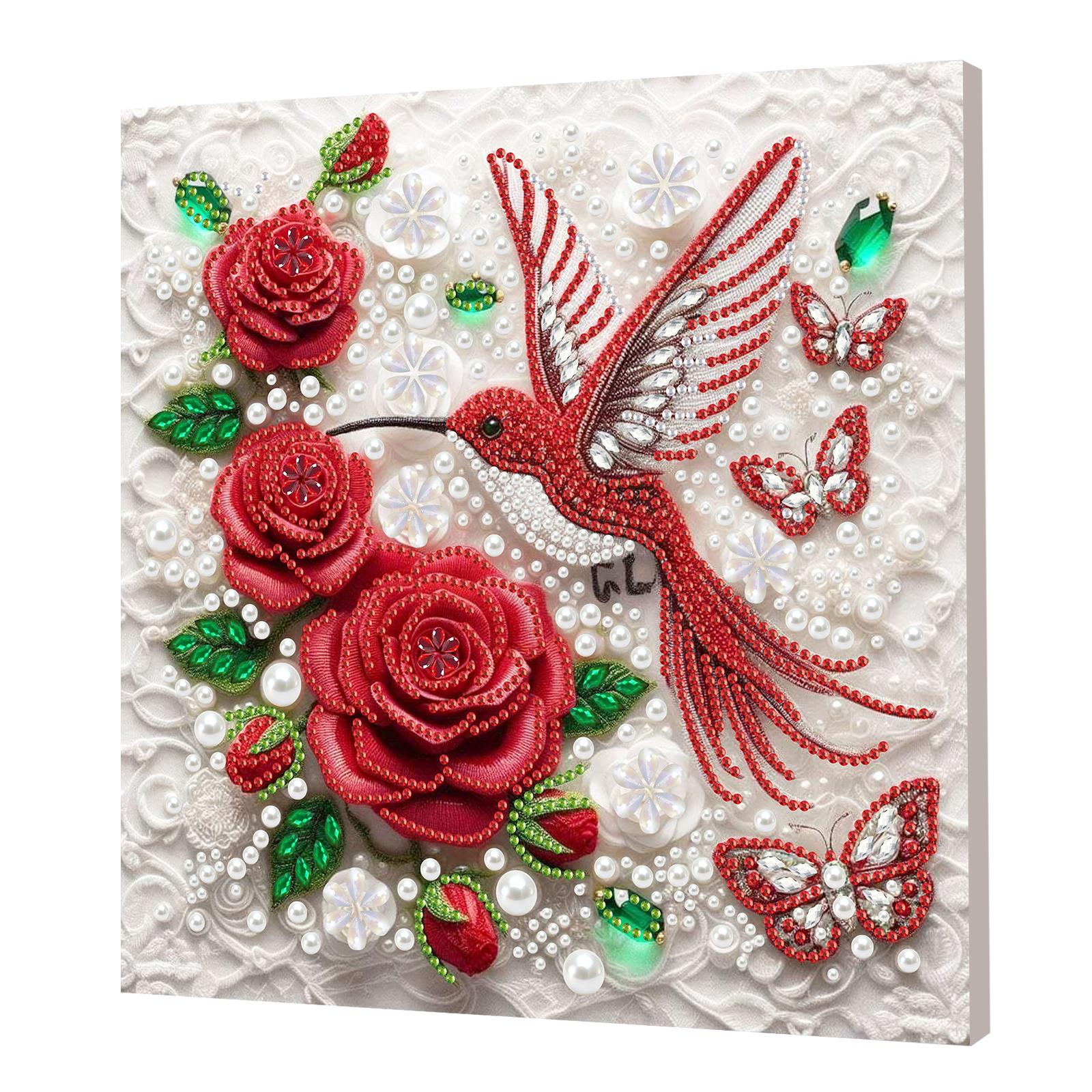 

Pearl Gem Diamond Art Painting Kit with Frame 9.84x9.84in DIY Art Craft Pearl Diamond Painting for Adults Gift Home Decor