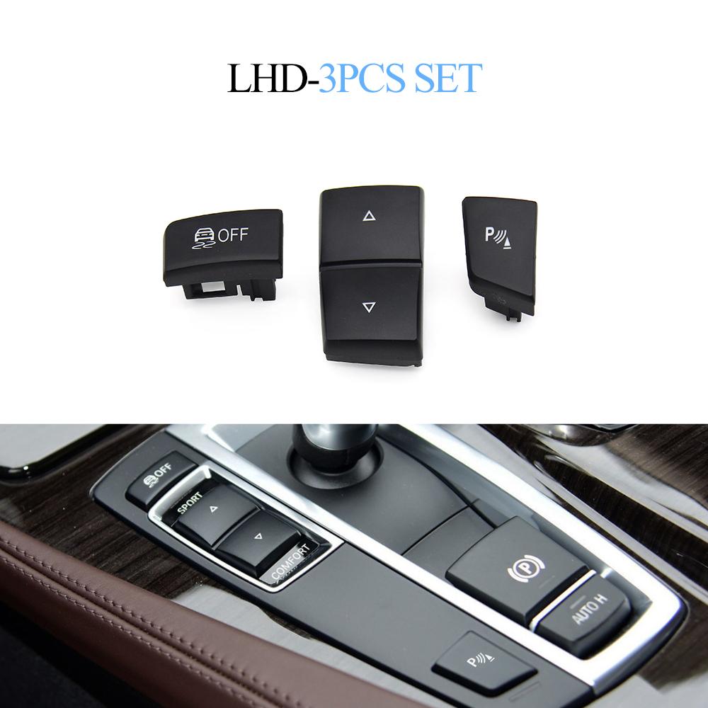 Car Console Antislip Switch Sport Buttons Radar Sensor Button Cover For BMW 5 6 X3 X4 Series F10 F11 F06 F12 F25 F26 61319267890