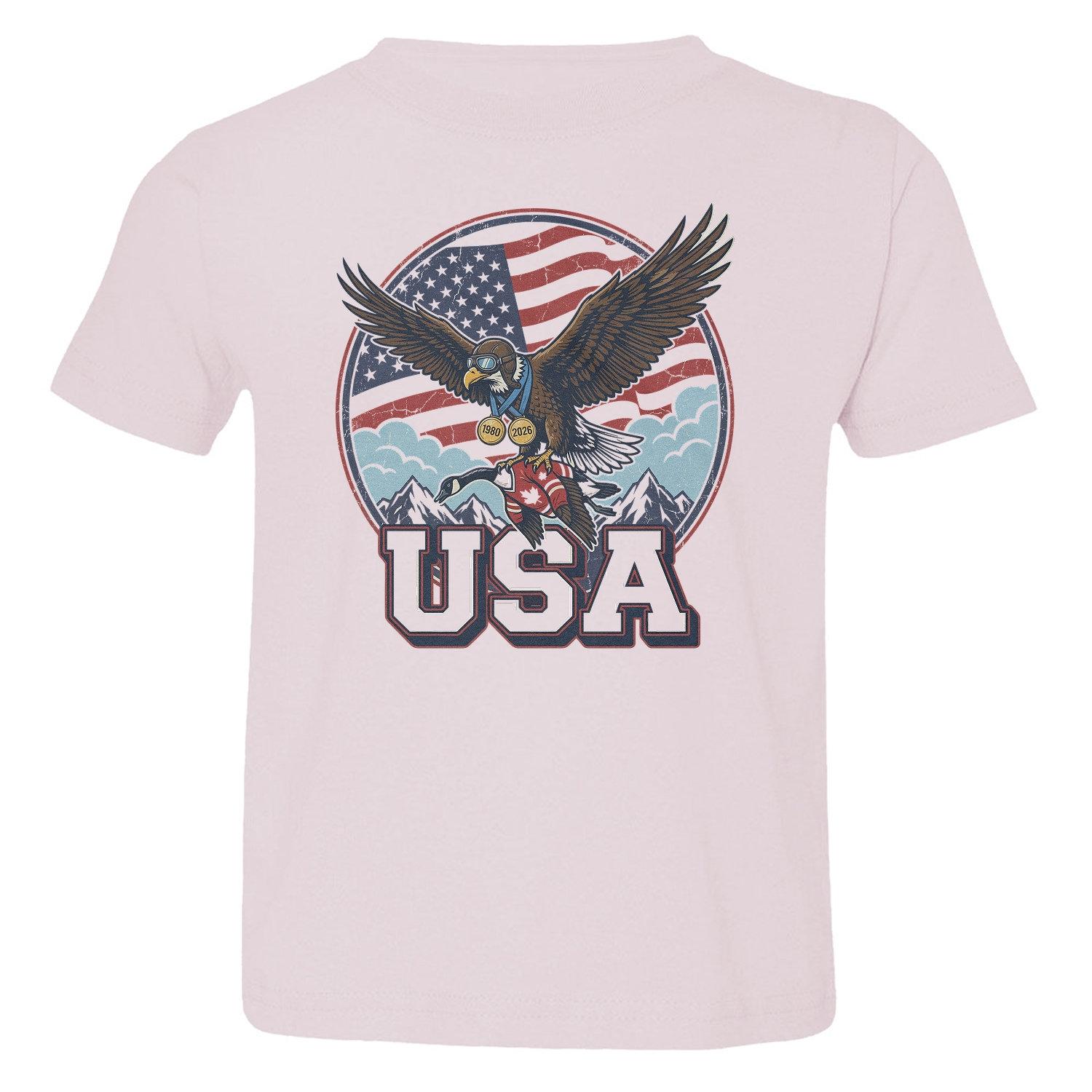USA Beats Canada 1980 & 2026 American Hockey Pride Unisex T-Shirt XXXL