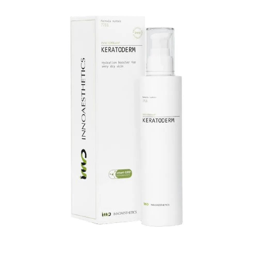 

Потужний зволожуючий крем KERATODERM для тіла для корекції кератозу та сухої шкіри Innoaesthetics 200 мл