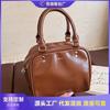 Popular Small Bags Women's Autumn and Winter Versatile New Retro Messenger Bags Portable Small Square Bags