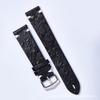 Ostrich Pattern Leather High Value 20Mm/22Mm/First Layer Pin Buckle Leather Strap Accessories