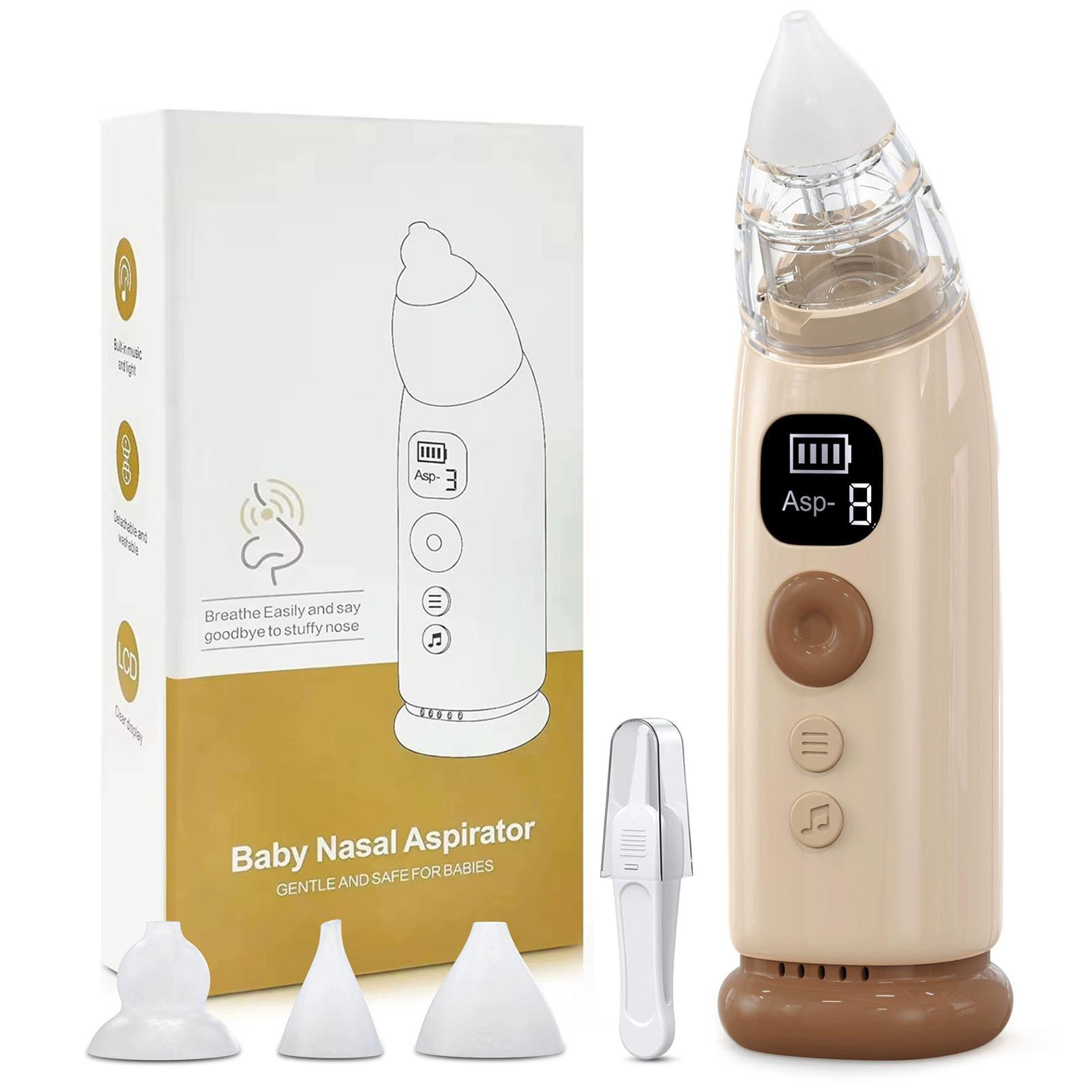 Baby Electric Nasal Aspirator,Rechargeable Baby Snot Sucker,Newborn Baby Nasal Aspirator Suck Out Prevent Nasal Congestion хаки