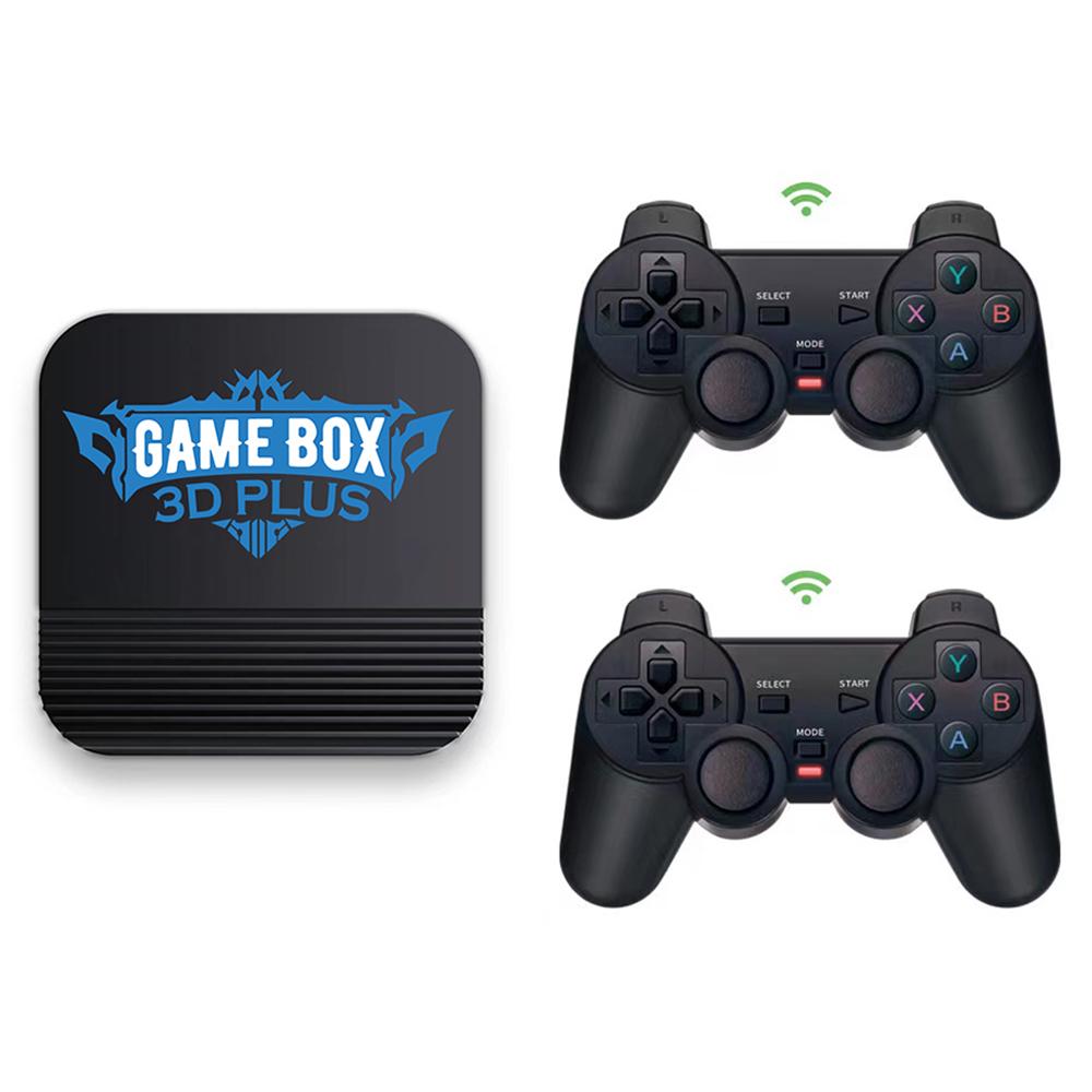 

AMPOWN i3s 32G Ретро ігрові консолі Бездротові контролери з Andriod TV 4K Відеоігрова приставка EU Plug