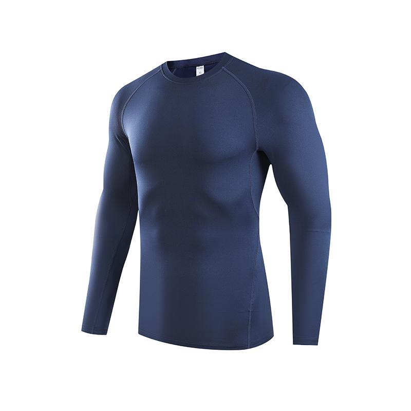 Cămașă cu mâneci lungi, cu uscare rapidă și croială mulată, pentru sport și fitness Nou Toamnă-Primăvară Top cu uscare rapidă și elasticitate ridicată