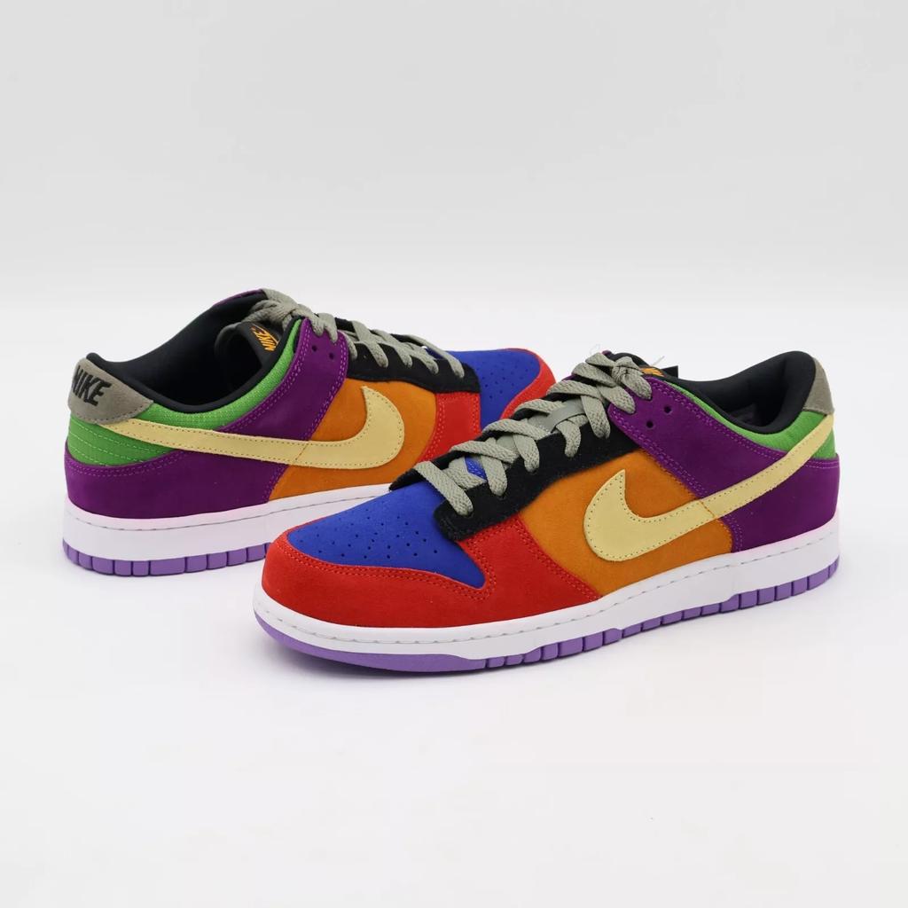 CT5050-500 Nike Dunk Low SP Viotech Crazy Rainbow Red Orange Purple (Men's)