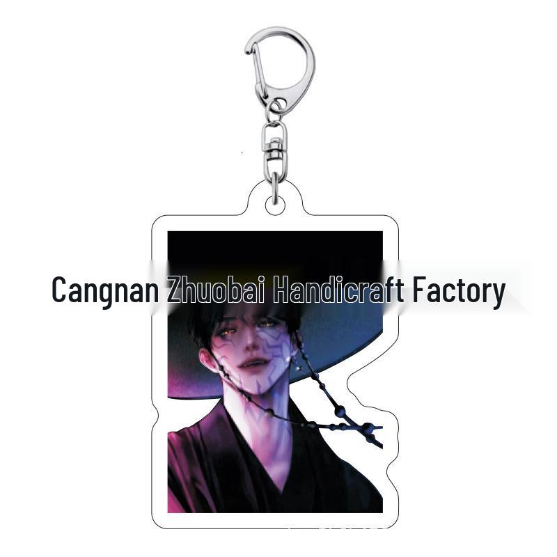 Kpop Demon Hunter Girl Group Keychain: Lumi, Zoe, Mira & Qin Yu Cute Acrylic Schoolbag Pendant