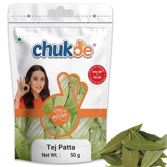 

Chukde - Tej Patta | Indian Bay Leaf | Ideal for Flavorful Curries, Biryanis, and Rice Dishes | Anti-inflammatory Properties | 50 Gram (Pack of 6)