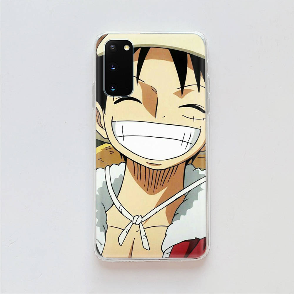 AD62 One Piece Luffy Clear Case for Samsung A04 A14 A23 A34 A54 M23 M33 M52 M53 Realme 10 9 C30S C35 C55 VIVO Y02 Y21 Y33S Y51 X80 V25 Cover