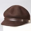 New Autumn and Winter Hats Women's Often Versatile Wool Octagonal Hats Women's Berets Versatile Peaked Caps