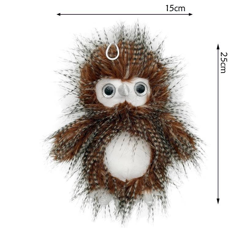 Plush Owl Animal Toy With Pp Cotton Fill For Kids And Collectors