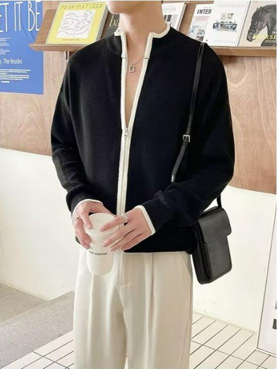 Trendiger Strick-Cardigan im koreanischen Stil - Lässig, vielseitig, warm und hochwertige Oberbekleidung.