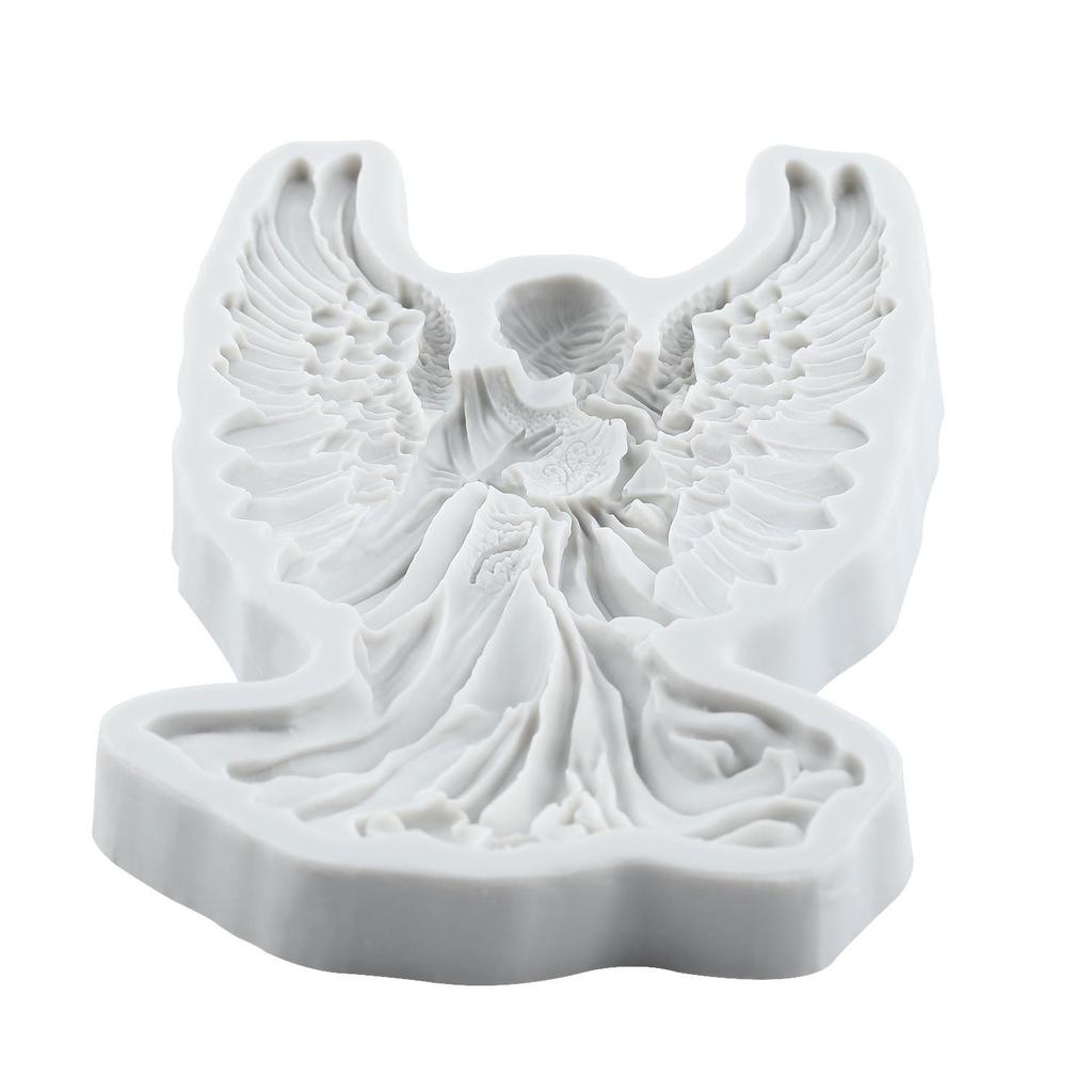 Angel Silicone Mold Angel Fondant Molds Cake Decorating Tools Cupcake Topper Candy Sugar Craft Gum Paste Polymer Clay