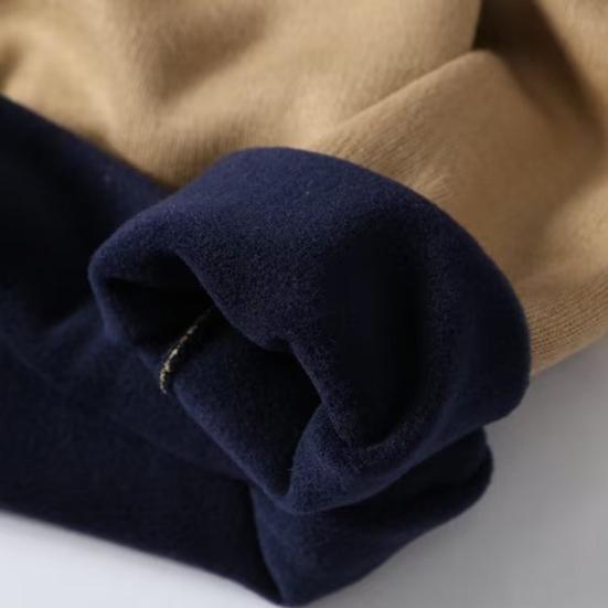 Men Winter Sweater Half Turtleneck Solid Color Fleece Soft Long Sleeves Keep Warm Pullover Plus Size Spring Sweater Men Garment