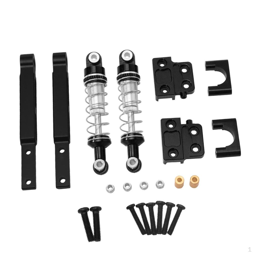 RC Metal Shock Absorber with Pull Rod Oil Filled Shocks DIY Accessories Easy To Install