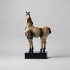 Decorative Horse Figurine Japanese Rustic Aesthetic Statue Modern Clean