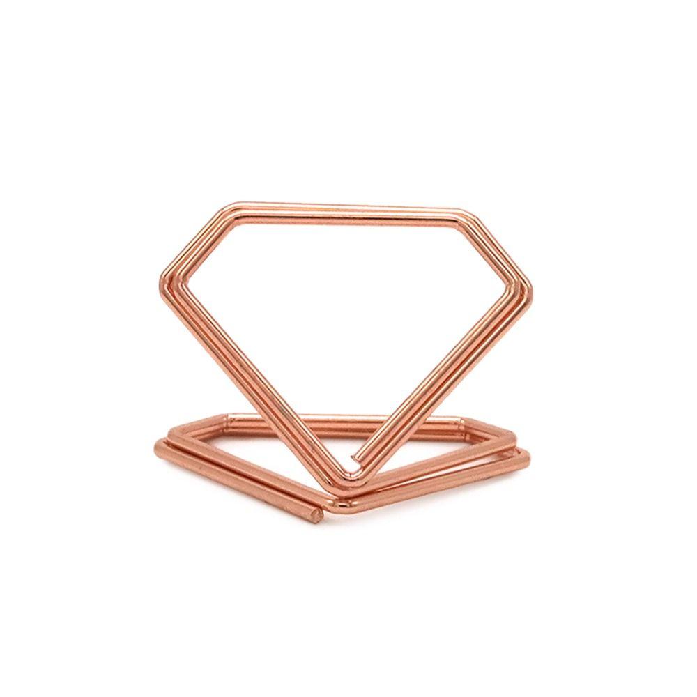 1PC Cards Place Holder Metallic Table Number Stand Message Memo Paper Clamp Romantic Photo Display Stand Desktop Decoration Clip