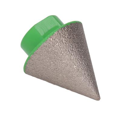 Fraise Chanfrein Diamant 60 Degrés 80 Grains Outil de Coupe et de Perçage pour Céramique Marbre