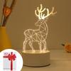 3d Light Creative Holiday Gift Bedroom Cartoon Bedside Lamp Usb Straight Plug