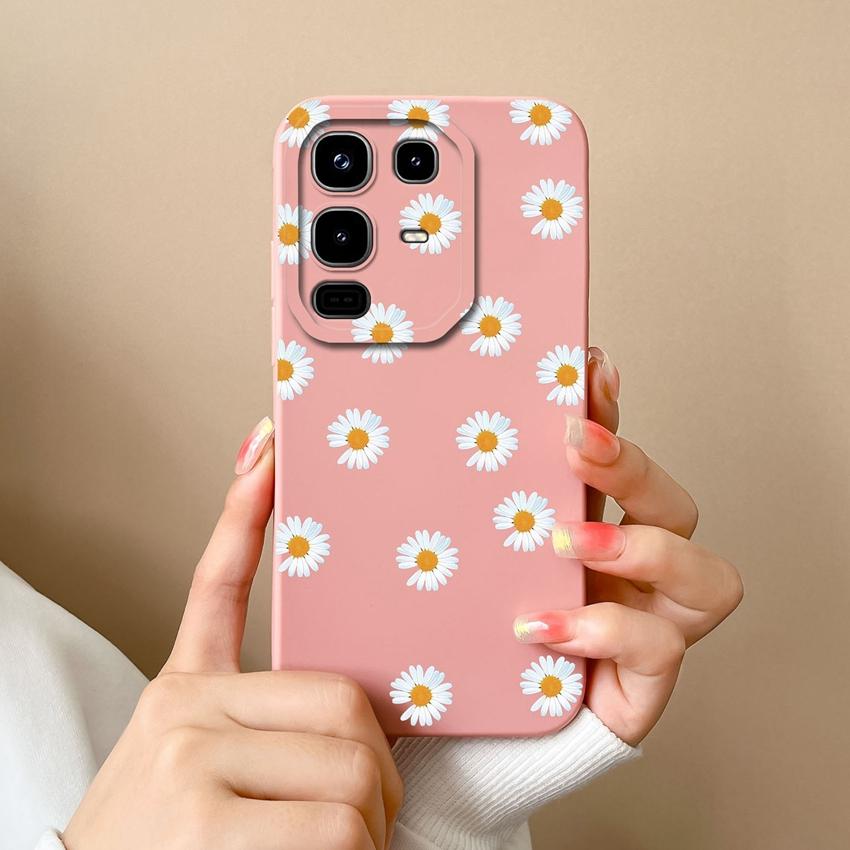 

Для Infinix Note 50X 50 Pro Plus 50S 4G 5G Чехлы для телефонов Красивый узор подсолнуха и бабочки Жидкий силикон Премиум Противоскользящий корпус Для чехла Infinix Infinix Note 50 Pro 4G