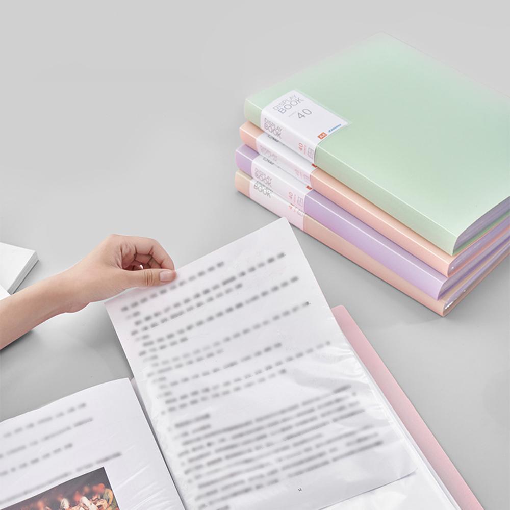 1PC A4 Folder Information Kit Multi-Page Transparent Insert Information File For Students To Store Examination Papers