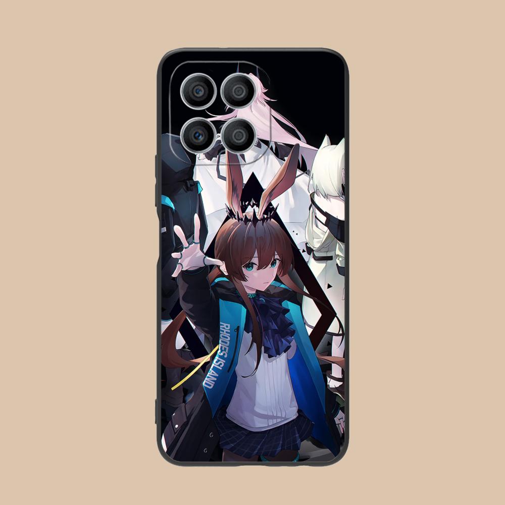 Arknights Amiya Mobile Phone Case for Honor 90 80 70 60 50 30 20 10 9 8 7 Pro S SE Lite 5G Colour Printing Protective Luxury