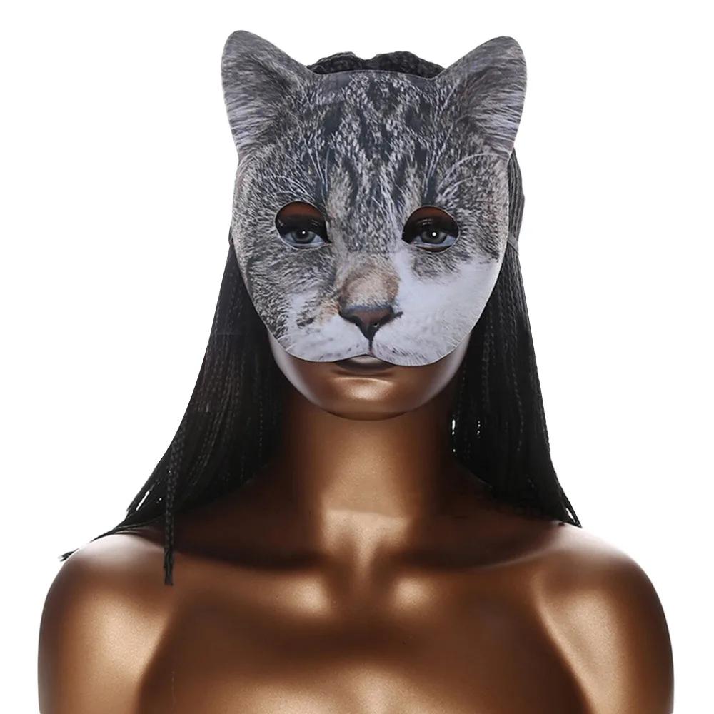 New EVA Cat Girl Mask Half Face Venetian Party Mardi Gras Mask Party Makeup Ball Eye Mask