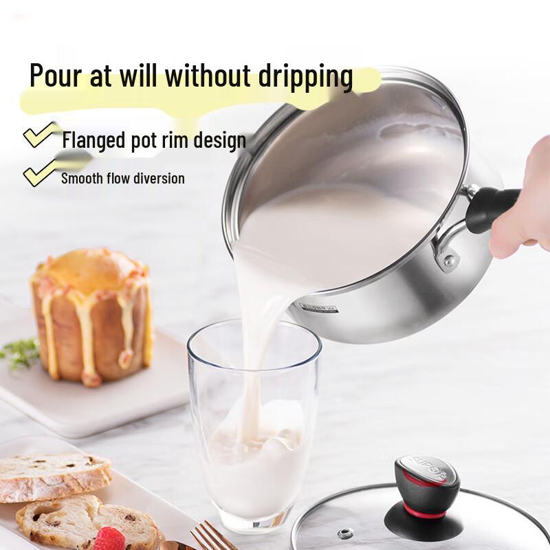 Supor 304 Stainless Steel Milk Pot 18cm