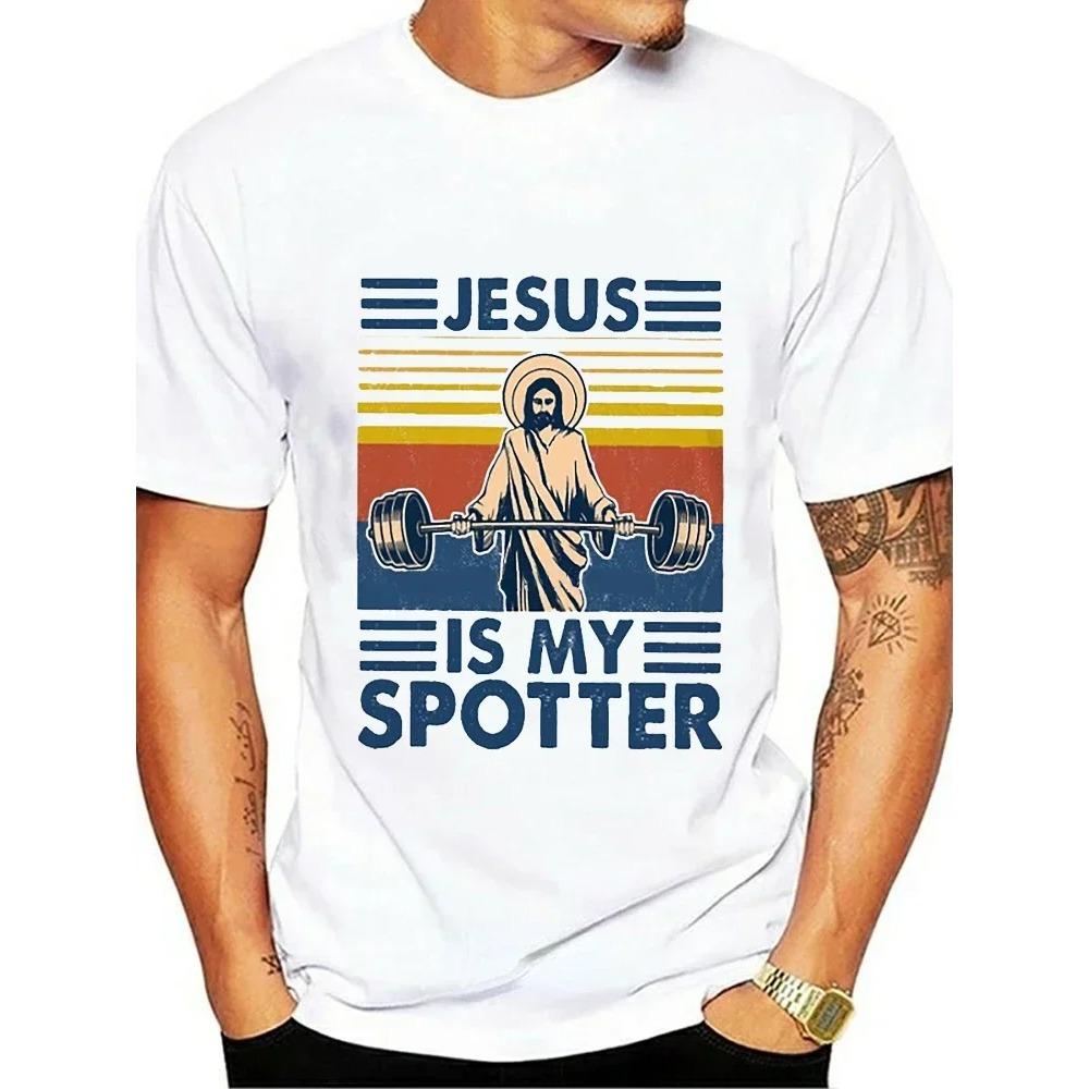 High Quality Short Sleeve Top Not Today Satan Jesus Vs Satan In O-Neck T Shirt Man/Woman Short Sleeve Tees Shirt 2025 New In