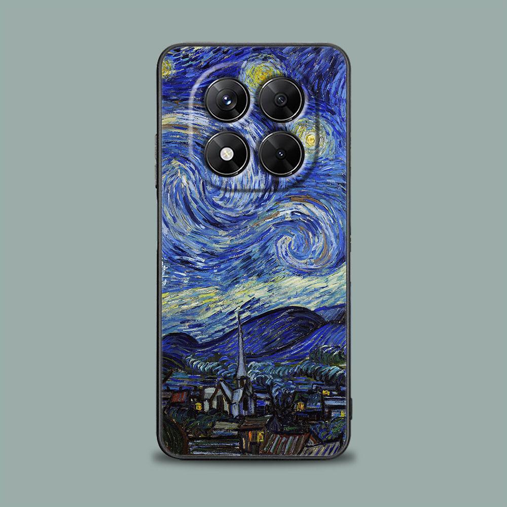 Phone Case for Xiaomi Redmi 15C 14C 12C 13C Redmi Note 15 14 13 12 11 10 Pro Plus 5G 12S Soft Cover Painting Van-Gogh Night Sky