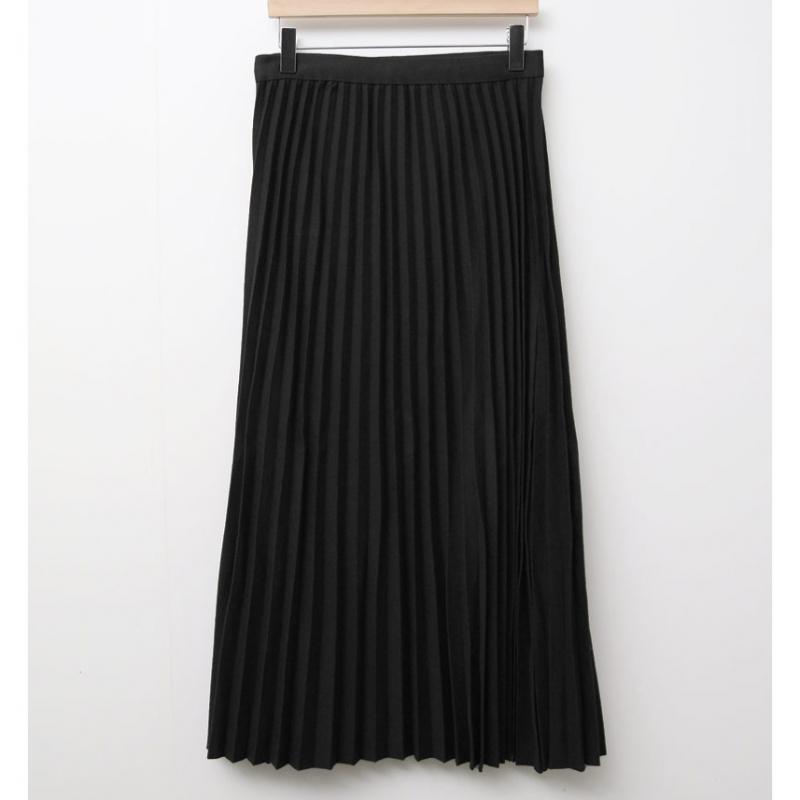 Shop Women S Banding pleatS Long Skirt Dgb wSk 3823 Black