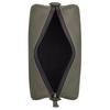 Coach Axel 21 Logo Zip Closure Smooth Calfskin Shoulder Crossbody Bag Small Men Bags Gunmetal Military-Green CV530-QBMGR