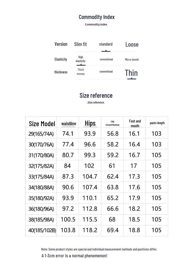 Heren Jinju IJszijde Rechte Casual Broek