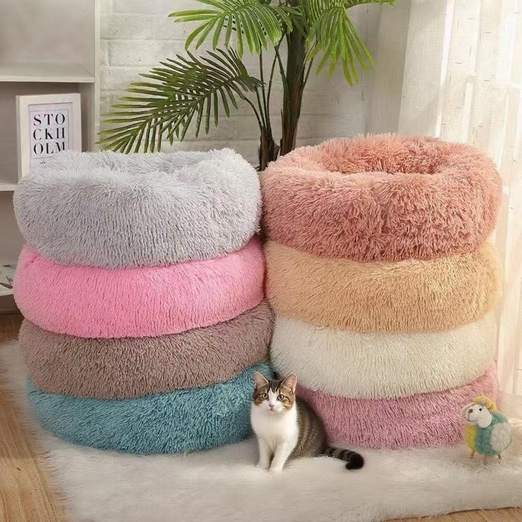 Universal Cat Nest for All Seasons: Warm, Cozy Sleeping Bed for Cats & Dogs