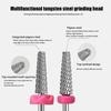Tungsten Carbide Nail Drill Bits Electric Manicure Drill Accessory Milling Cutters For Nail Gel Polish Remover Nail Tools