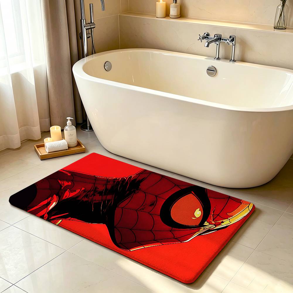Classic S-Spider-Man-S Carpet Bathroom Anti-slip Mat Door Mat Home Decoration Mat Entrance Door Mat Scratch-resistant Door Mat