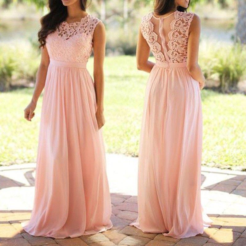 

Elegant Best Selling round Neck Sexy Lace Dress Xy074 900 Matching Dress Chiffon Dress Pink 3XL