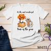 It's the Most Wonderful Time of the Year Shih Tzu Autumn Unisex T-shirt