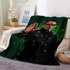 1 Stück Matrix, Neo Decke Leichte Flanelldecke zum Werfen für Sofa, Bett, Reise, Wohnzimmer, Büro, Couch, Stuhl und Bett