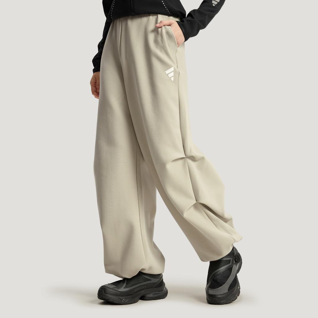 Adidas FOS FW25 Tracksuit Bottoms Future Style Loose Mid-Rise Tapered Knit Sports Pants Women bottoms KS0084