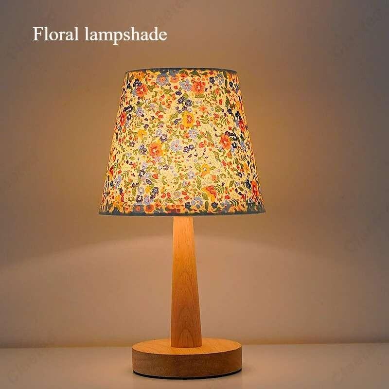 Nordische Nachttischlampe Dimmbar USB Nachtlicht für Babyfütterung Schlafzimmer Schlaflampe