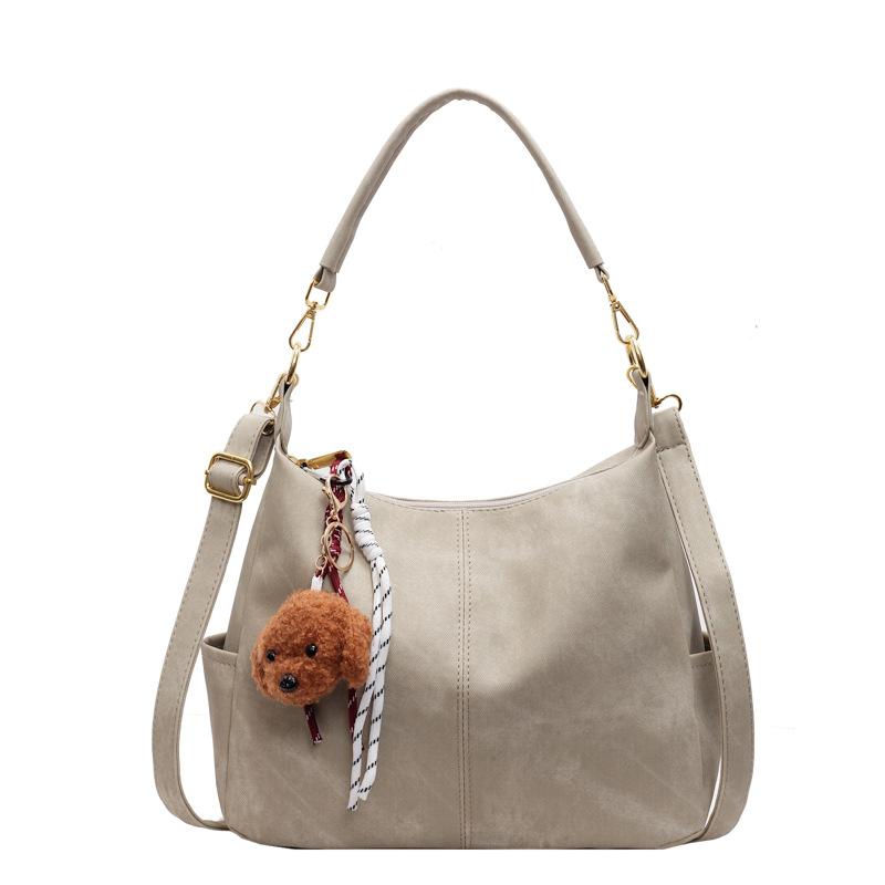 Large Capacity Tote Bag Women's Vintage Shoulder Crossbody Bag Underarm Bag