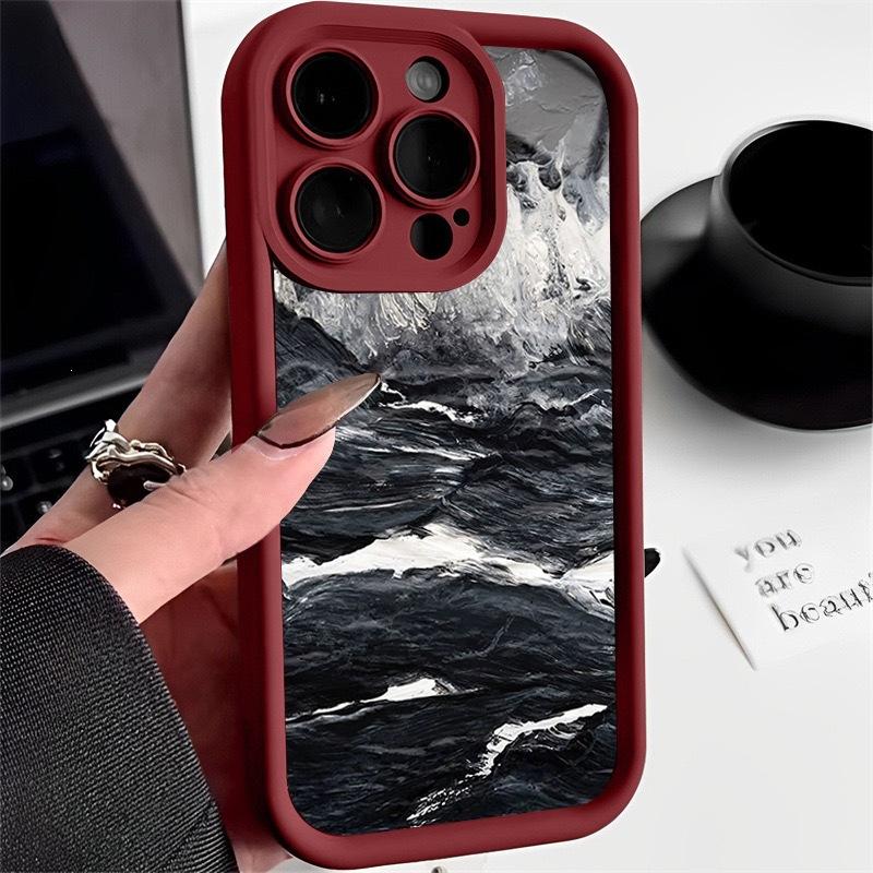Applicable to Apple iPhone15/14/13/12/11ProMax soft case XR/XS/7/8 mobile phone case sea