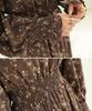 Ppaeppae Frill Flower Smoked Banding Long Dress