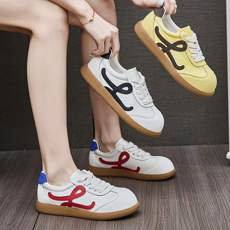 Autumn new German training shoes women's soft soles are not tired women's shoes versatile casual shoes ugly cute big head shoes