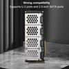 4-Port NVMe Interface PCIe X16 Conversion Card Motherboard Support PCIe X4x4x4x4 Bifurcation U.2 PCIe Adapter with LED Indicator